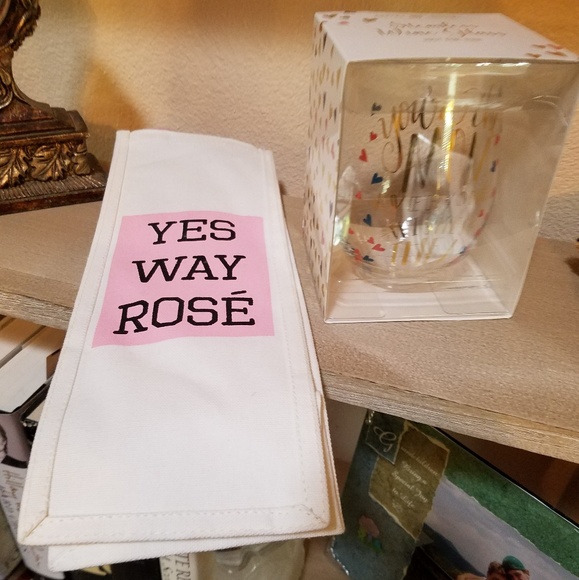 Primo Design wine glass & Canvas wine vag - Picture 1 of 5